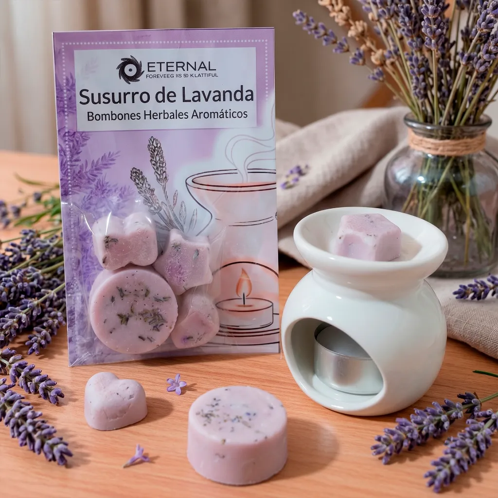 Bombones-Aromáticos-Herbales-Wax-Melts-Susurros-de-Lavanda-con-Flores-de-Lavanda-2.webp