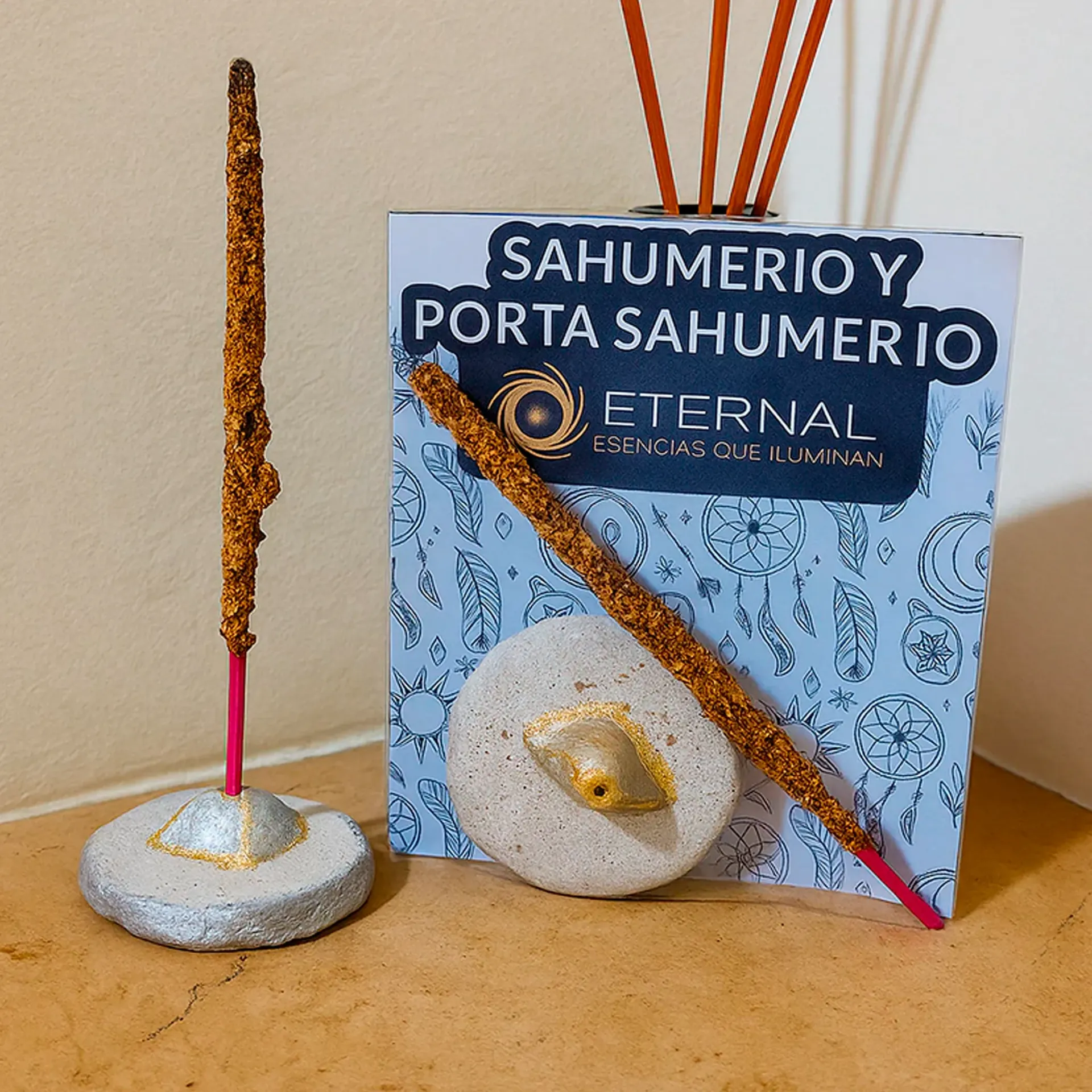 Porta Sahumerio con Sahumerio Ritual Sagrado Llama (Más Vendido del Mes)