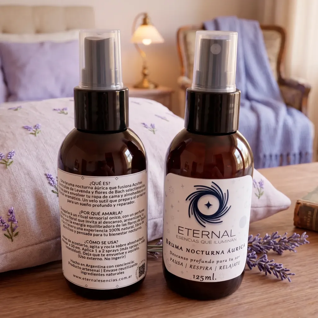 Bruma Nocturna Áurica con Aceites Esenciales y Flores de Bach 125ml