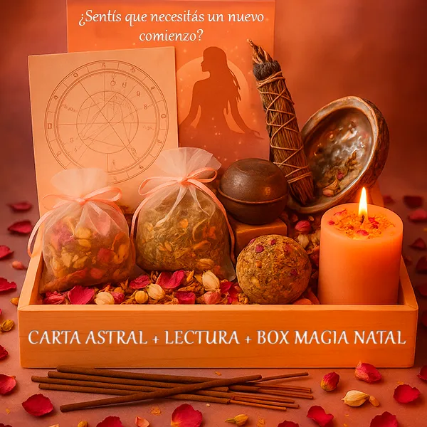 Set Carta Natal + Lectura General + Box Mágico Astral