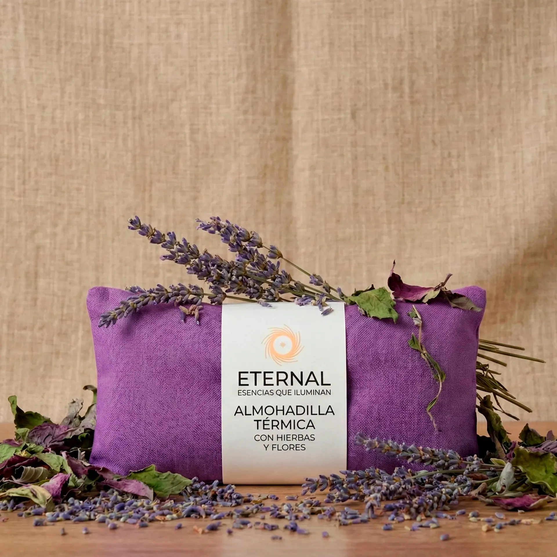 Almohadilla Ocular Térmica con Cáscara de Rosa Mosqueta (Relax)