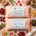 Almohadilla con Funda Térmica Ocular y Cervical con Cascarilla de Rosa Mosqueta
